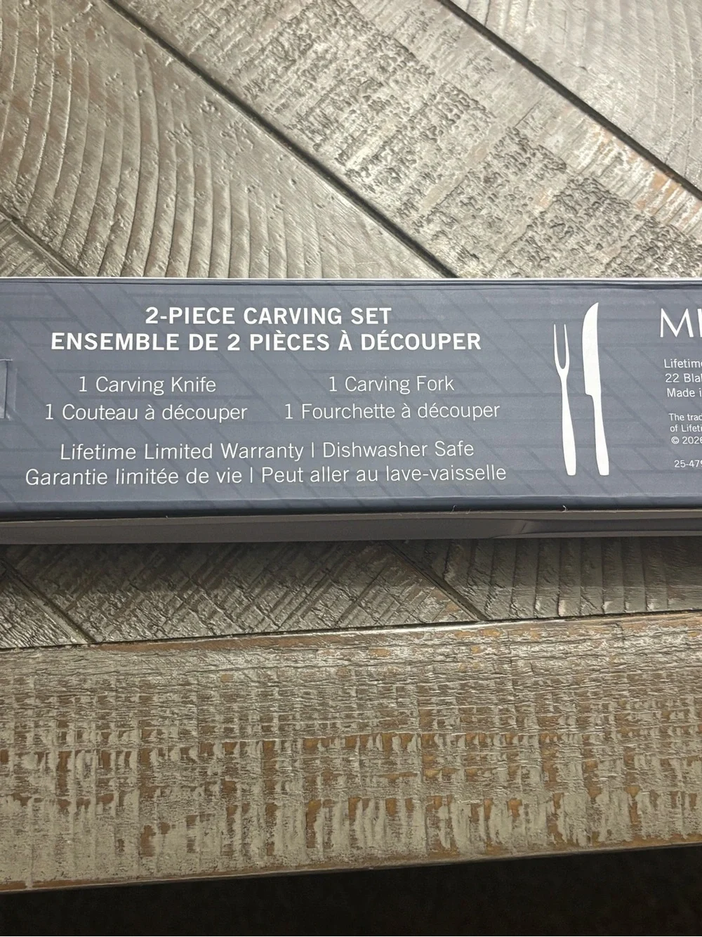 Mikasa Forged Carving Knife and Fork Set